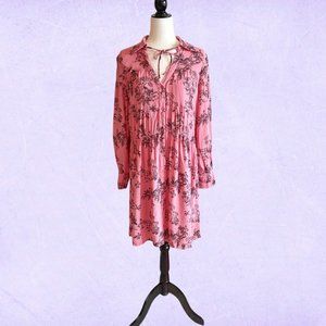 Soaked in Luxury pink toile jungle print dress